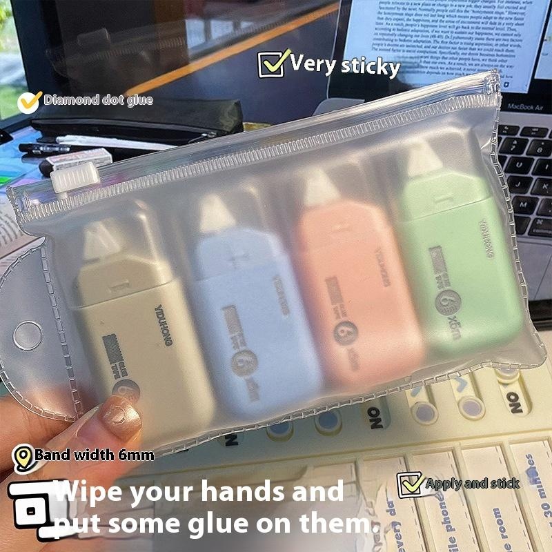 Glue Stick Pack - 핫세일-4개/1세트 양면 접착 도트 글루 테이프
