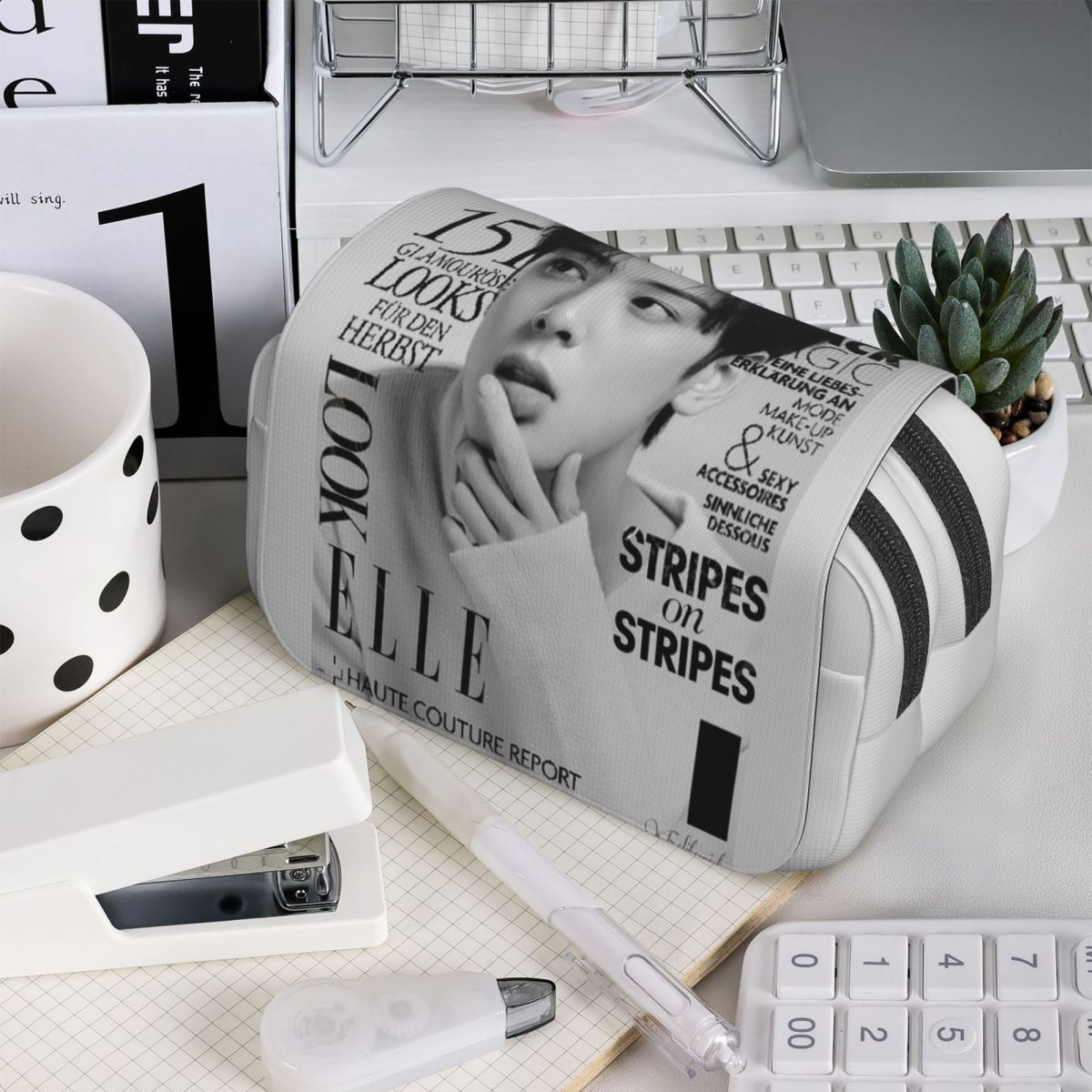 Stationery And Office Supply Chain - 차은우 Kpop Astro 연필 케이스 어린이용