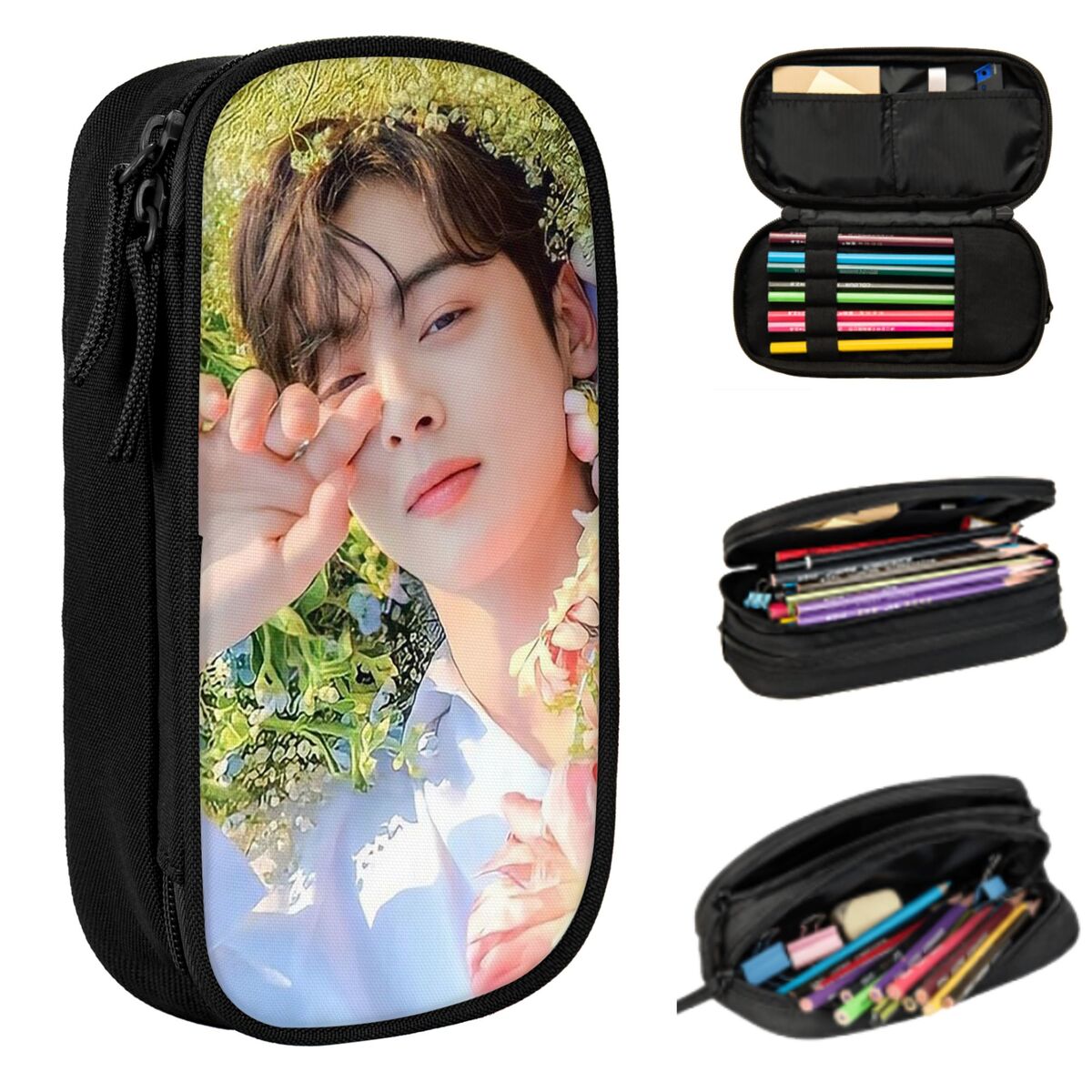 Stationery And Office Supply Chain - 차은우 Kpop Astro 연필 케이스 소년