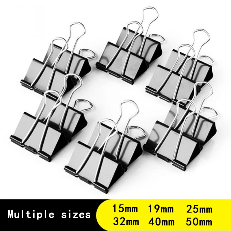 Binder Clip Assorted - 10/20PCS 금속 종이 클립 19 25