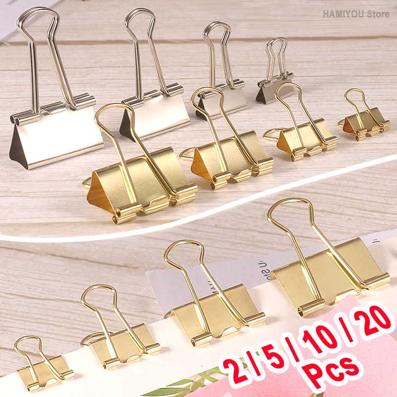 Binder Clip Assorted - 바인더 클립 사무용품 롱테일 클립 금속