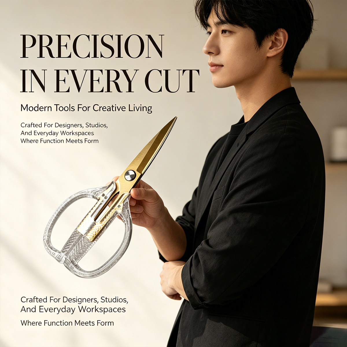 Scissors Stainless Craft - 전문가용 스테인리스 가위 - 사무실, 공예,