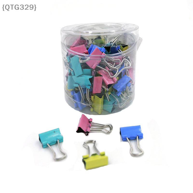 Binder Clip Assorted - 【F2-QT329】60개 모듬 미니 금속 바인더 클립