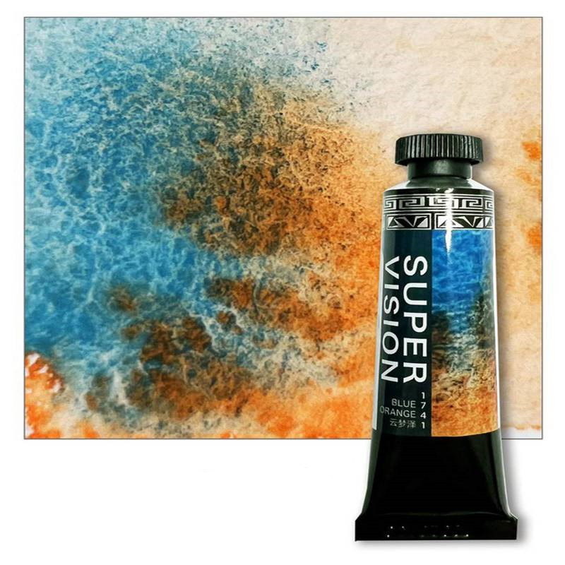 Correction Fluid White - 슈퍼 비전 레이어드 수채화 페인트 튜브,
