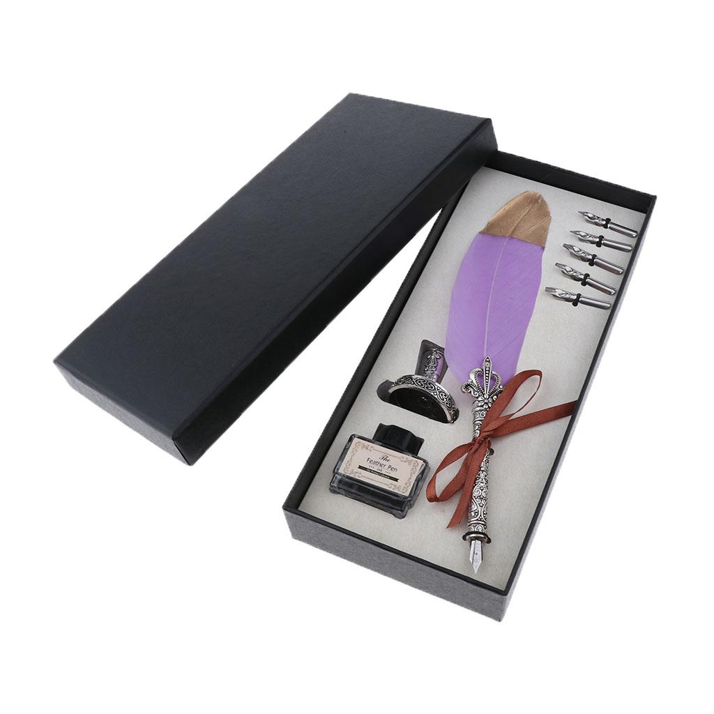 Calligraphy Ink Bottle - 앤티크 만년필 깃털 펜 디프 캘리그래피