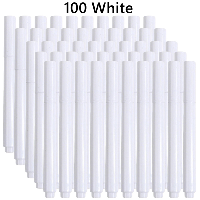 Correction Fluid White - 3-100개/세트 흰색/컬러 액체 분필 지울 수