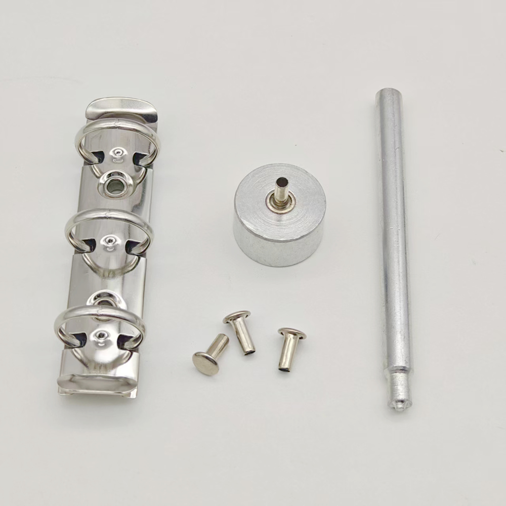 Binder Clip Assorted - 20개 다채로운 금속 리벳, 루즈리프 바인더