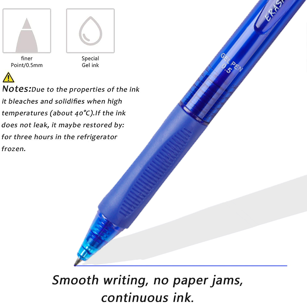 대용량 지워지는 젤 펜 세트 0.5mm 검정/파랑 세척 - Gel Ink Pen Set 리뷰 및 가격