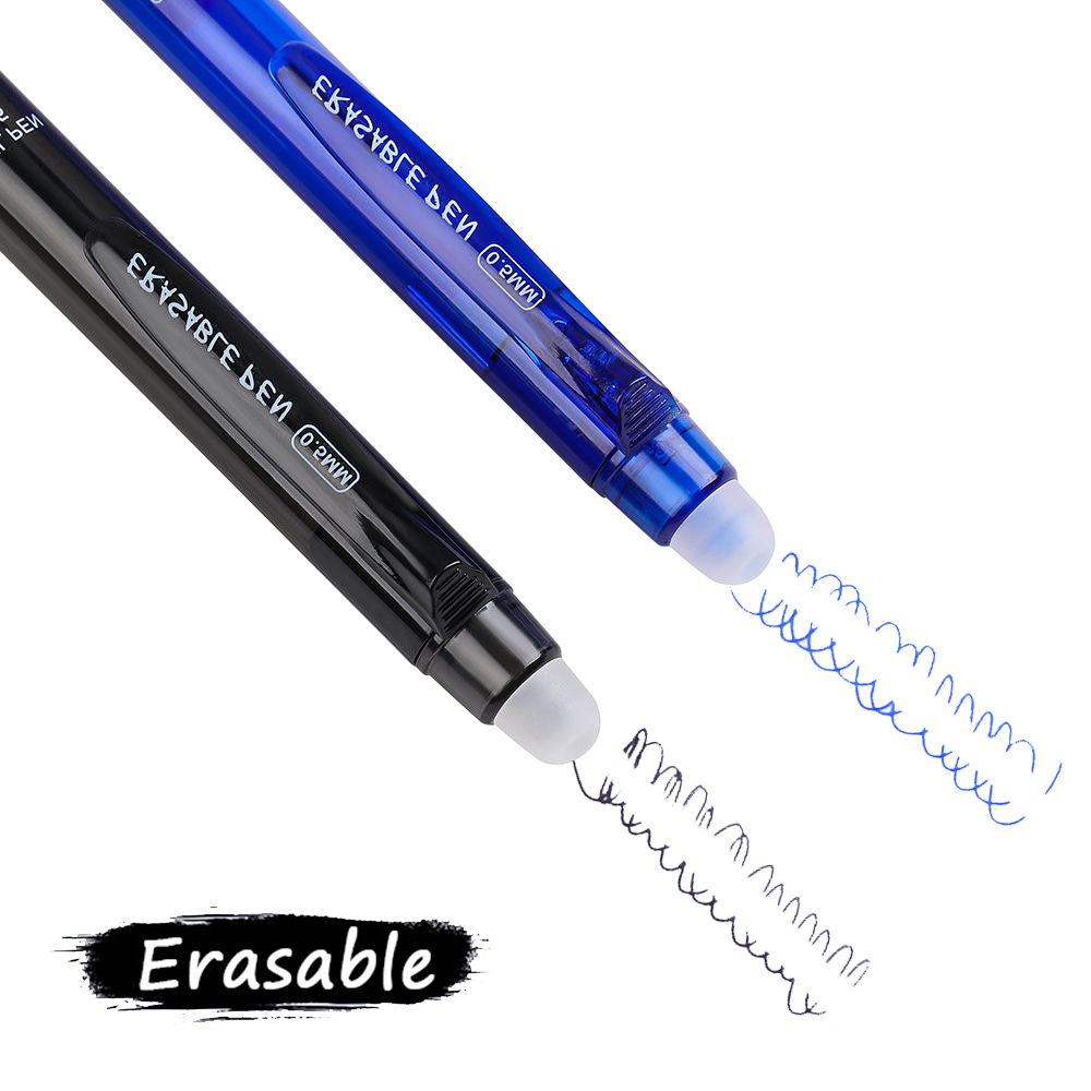 대용량 지워지는 젤 펜 세트 0.5mm 검정/파랑 세척 - Gel Ink Pen Set 리뷰 및 가격