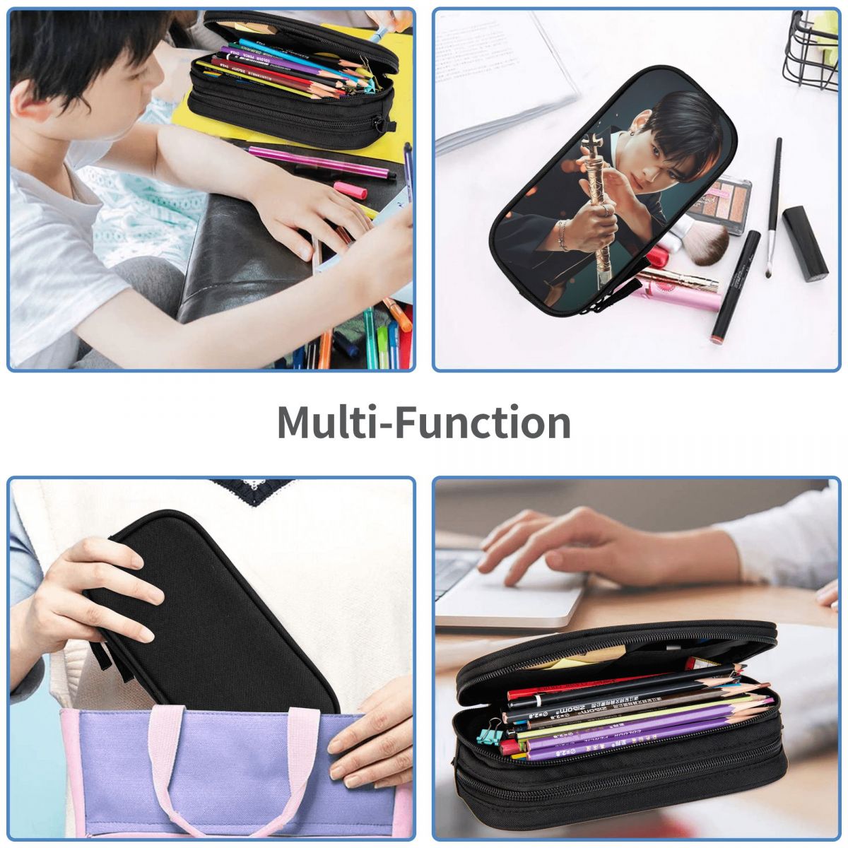 차은우 남학생 여학생용 필통, 학용품 가방, 펜 홀더  - Stationery And Office Supply Chain 리뷰 및 가격