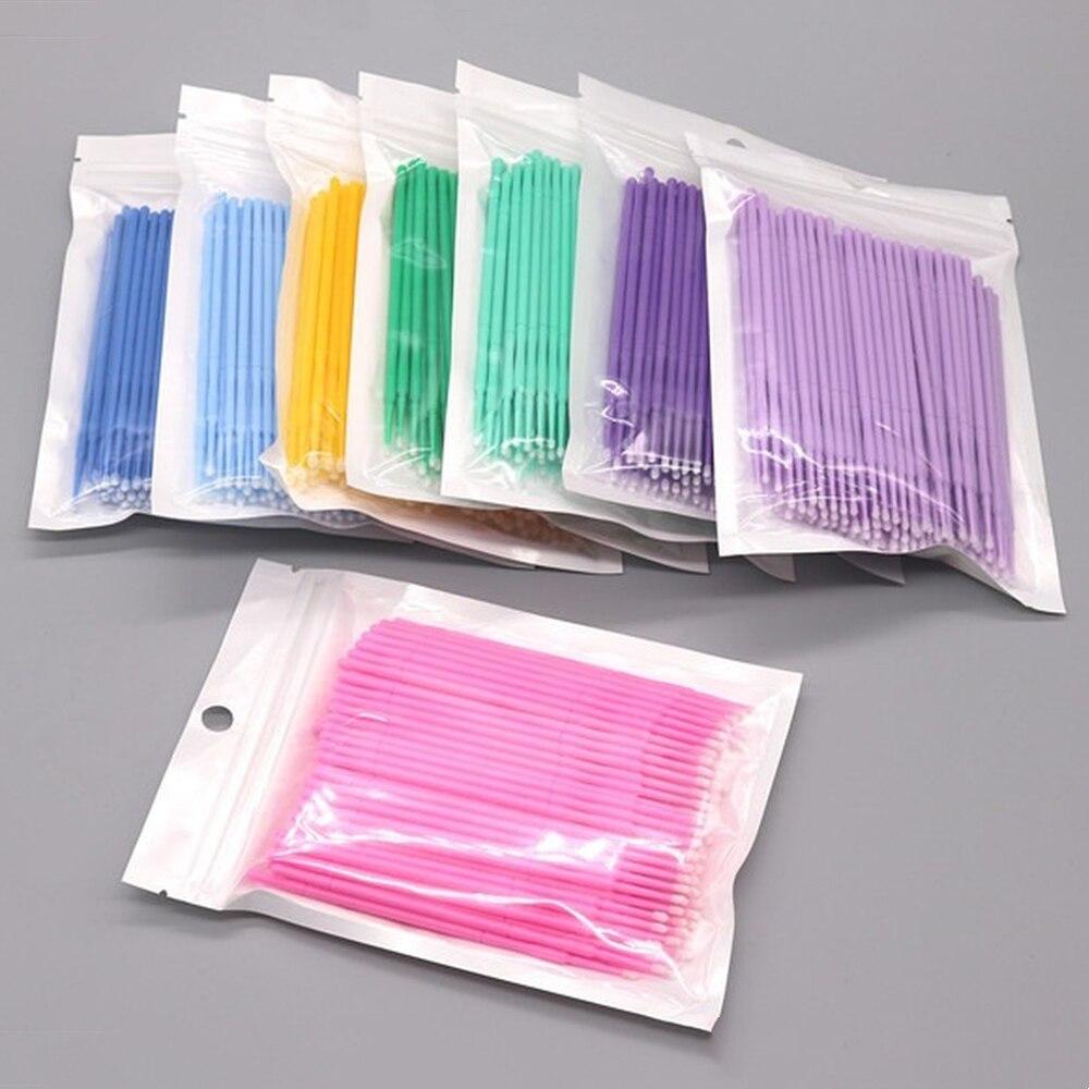 100개/세트 마이크로 브러쉬 메이크업 속눈썹 연장용  - Glue Stick Pack 리뷰 및 가격