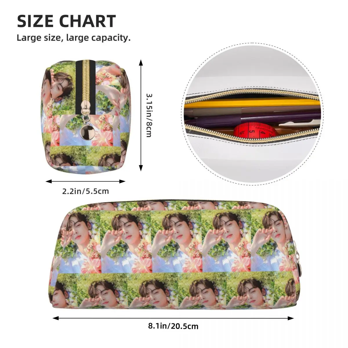 차은우 Kpop Astro 연필 케이스 연필 파우치 실 - Stationery And Office Supply Chain 리뷰 및 가격