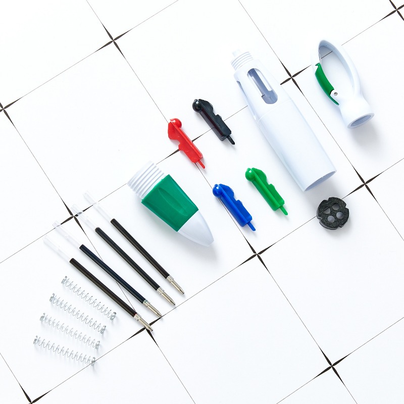 1Pcs 젤 펜 4 색 잉크 휴대용 프레스 볼펜 키 체 - Stationery And Office Supply Chain 리뷰 및 가격