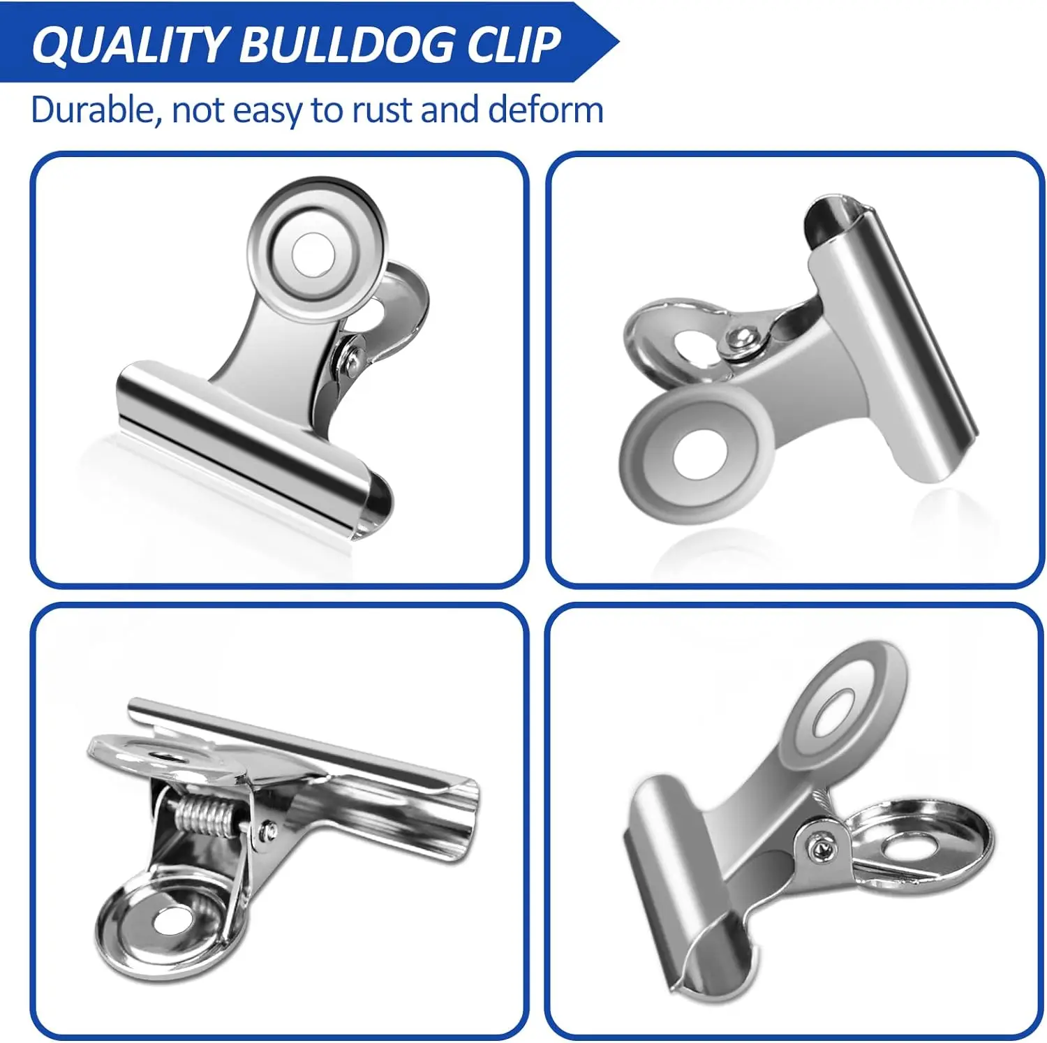 40/20PCS 세트 미니 21x23mm 금속 그립 불 - Binder Clip Assorted 리뷰 및 가격
