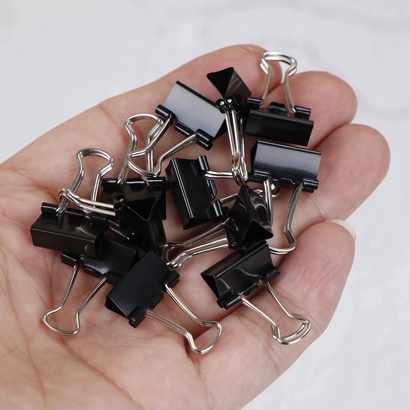 10-20pcs 종이 클립 19/25mm 접이식 금속  - Binder Clip Assorted 리뷰 및 가격