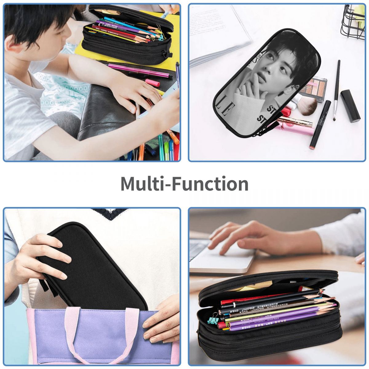 차은우 Kpop Astro 연필 케이스 소년 소녀 학교 - Stationery And Office Supply Chain 리뷰 및 가격