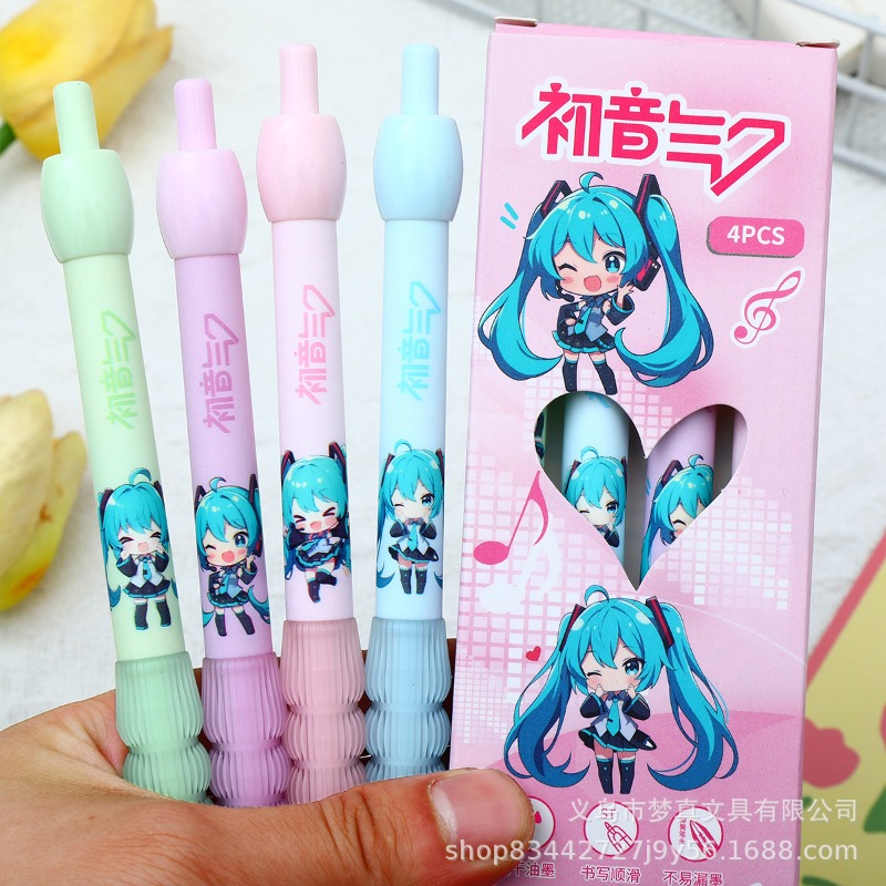 귀여운 하츠네 미쿠 젤 펜, 귀여운 애니메이션 만화 프 - Gel Ink Pen Set 리뷰 및 가격
