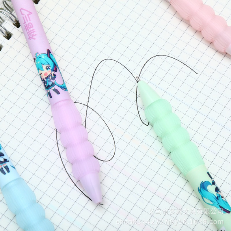 귀여운 하츠네 미쿠 젤 펜, 귀여운 애니메이션 만화 프 - Gel Ink Pen Set 리뷰 및 가격