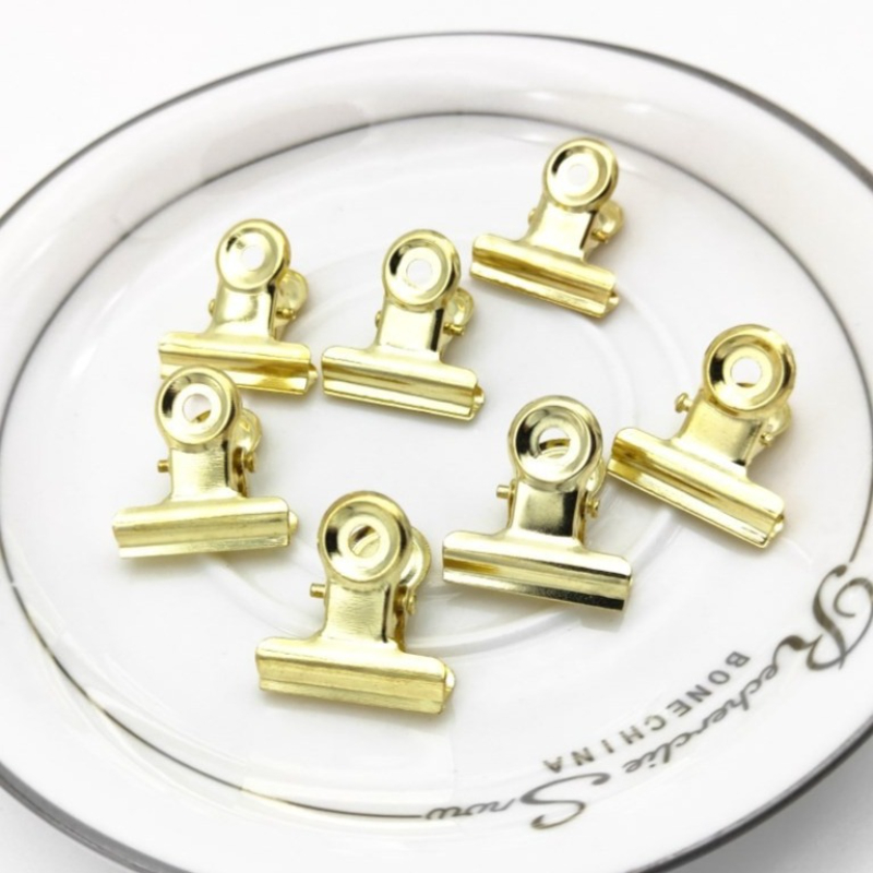 20개/세트 21mm*23mm 원형 금속 클립 티켓 종 - Binder Clip Assorted 리뷰 및 가격