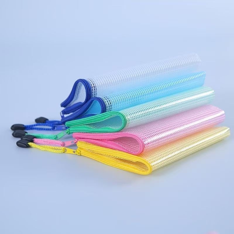 5PCS 편지지 보관 폴더 파일 메쉬 지퍼 주머니 A4 - Stationery Supplier 리뷰 및 가격