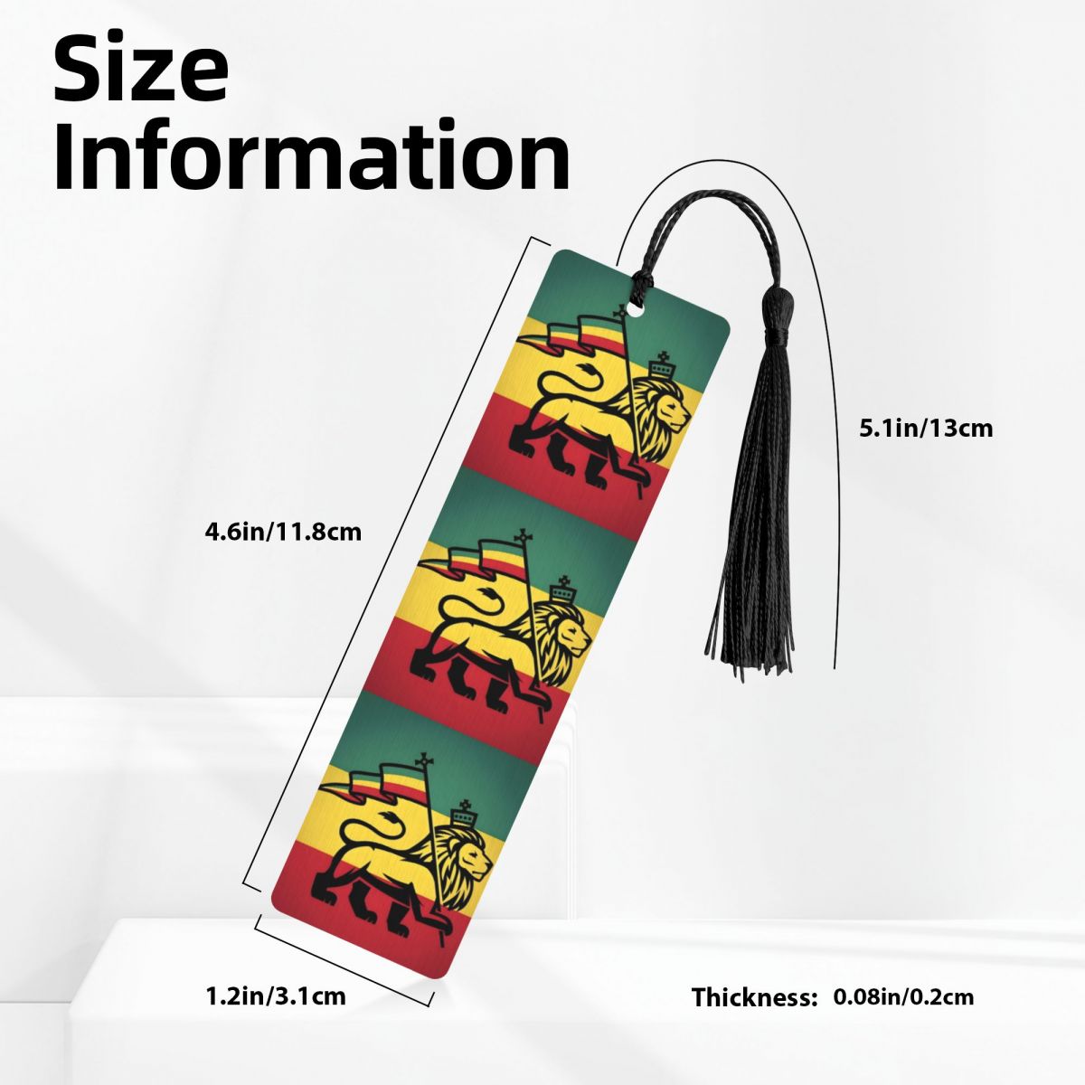 귀여운 자메이카 라스타 깃발 유다의 사자 나무 책갈피  - Lion Stationery & Office Supply(Kunshan)Co.Ltd 리뷰 및 가격