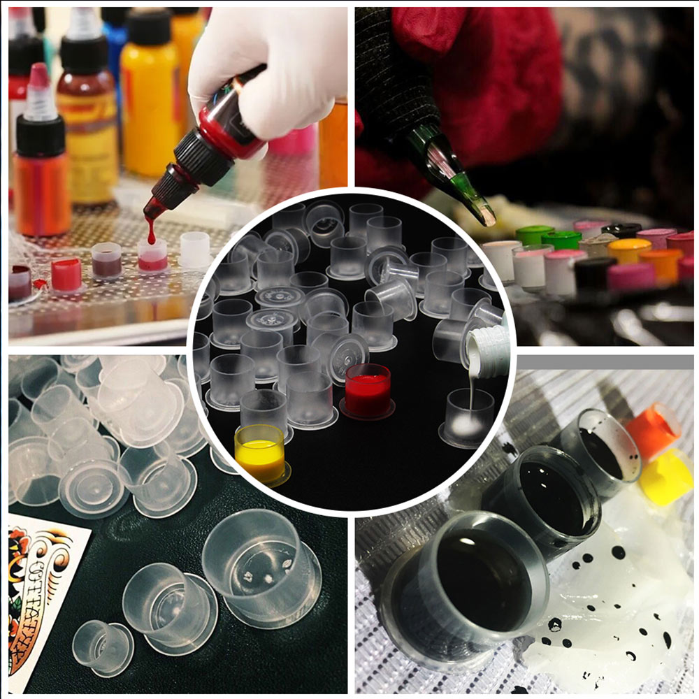 300/100pcs 문신 잉크 컵 캡 일회용 마이크로  - Calligraphy Ink Bottle 리뷰 및 가격