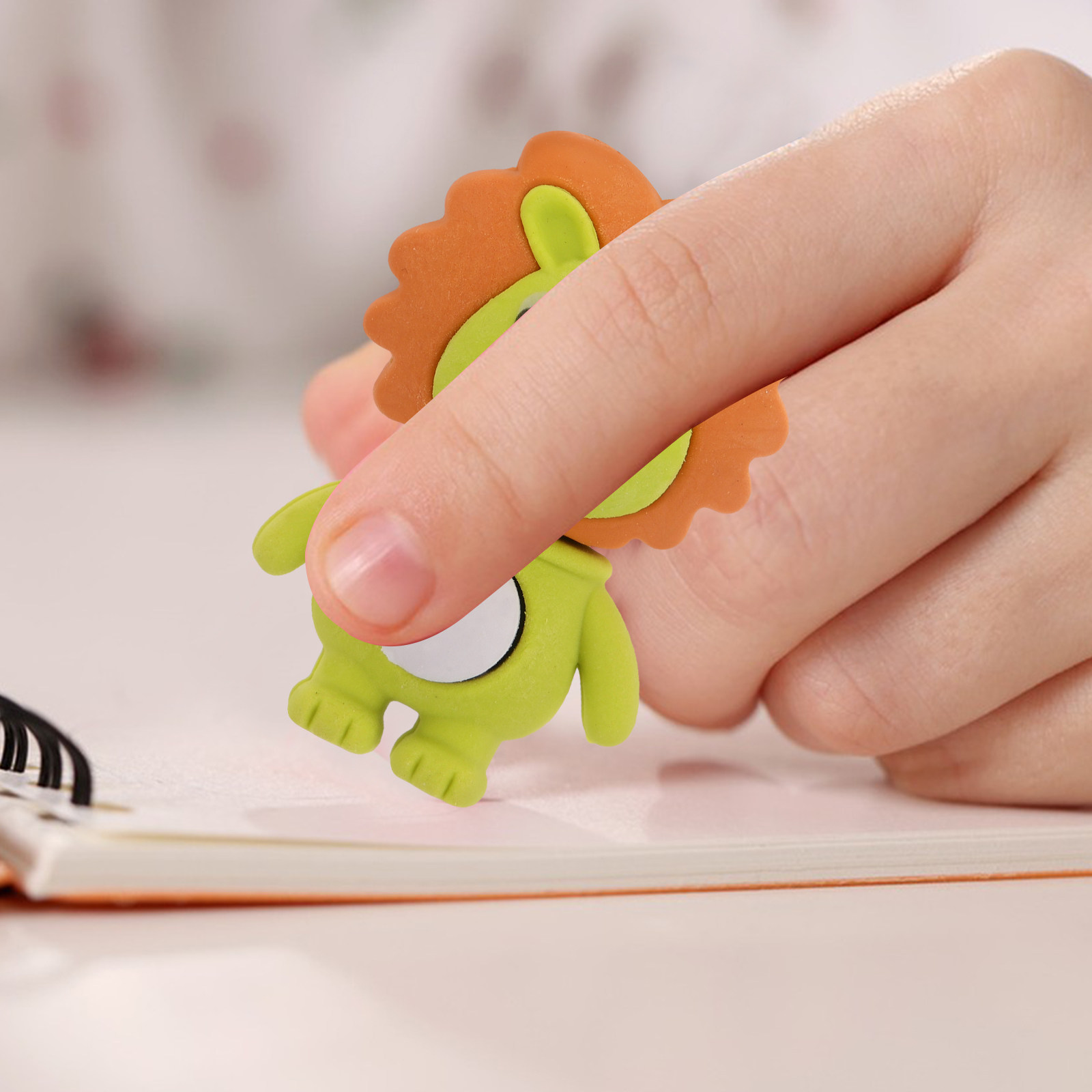 18개입 사랑스러운 사자 모양 지우개, 어린이용 3D  - Lion Stationery & Office Supply(Kunshan)Co.Ltd 리뷰 및 가격