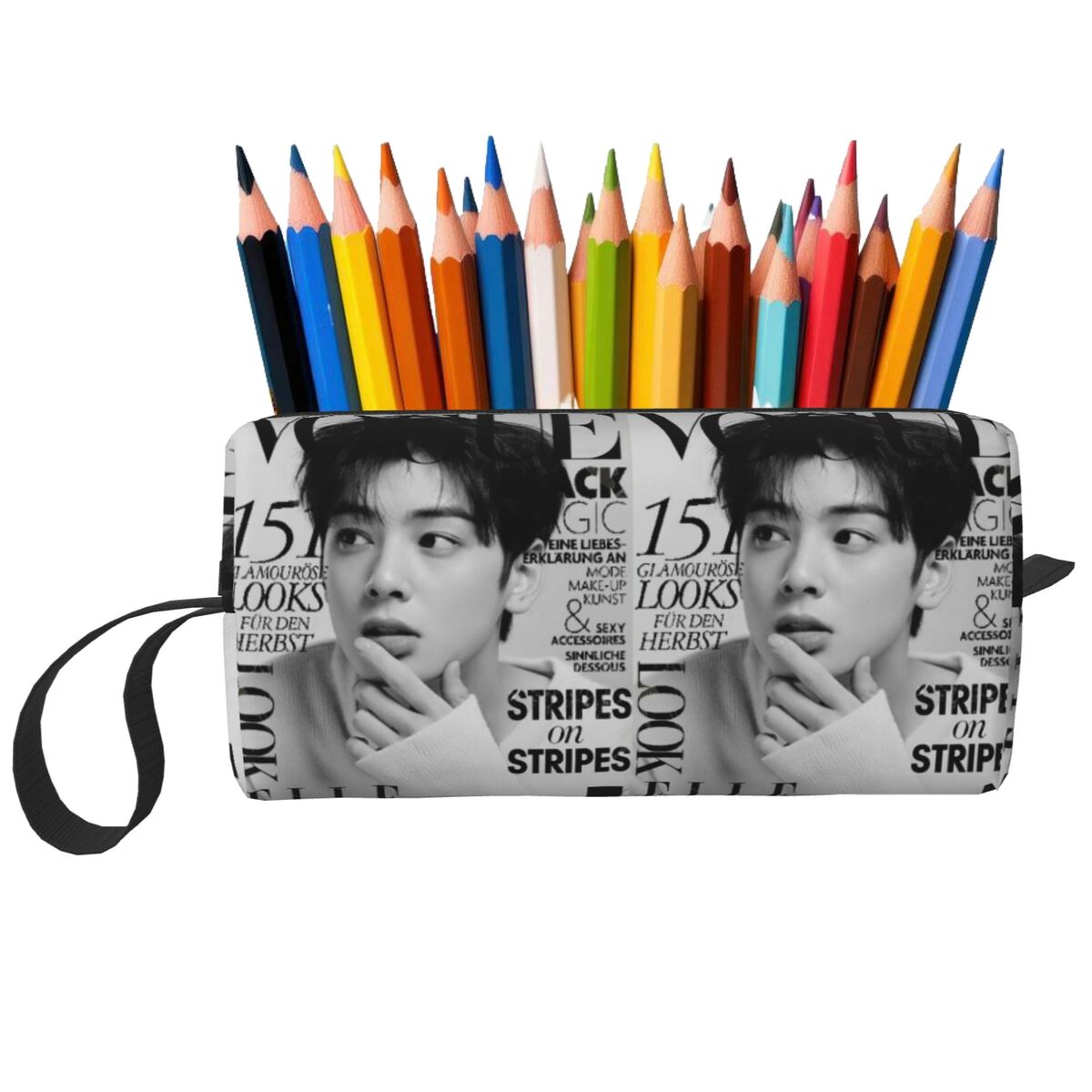차은우 Kpop Astro 학생용 연필 케이스 펜 박스 - Stationery And Office Supply Chain 리뷰 및 가격
