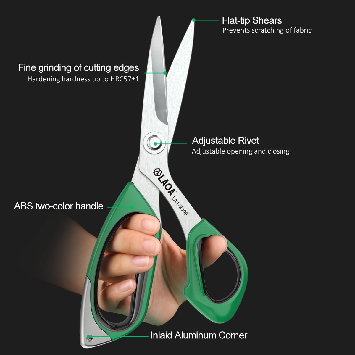 LAOA 스테인리스 스틸 다용도 가위 45 °   앵글 - Scissors Stainless Craft 리뷰 및 가격