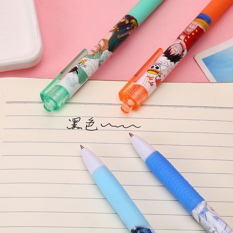 애니메이션 원피스 젤 펜 귀여운 만화 캐릭터 프린트 속 - Gel Ink Pen Set 리뷰 및 가격