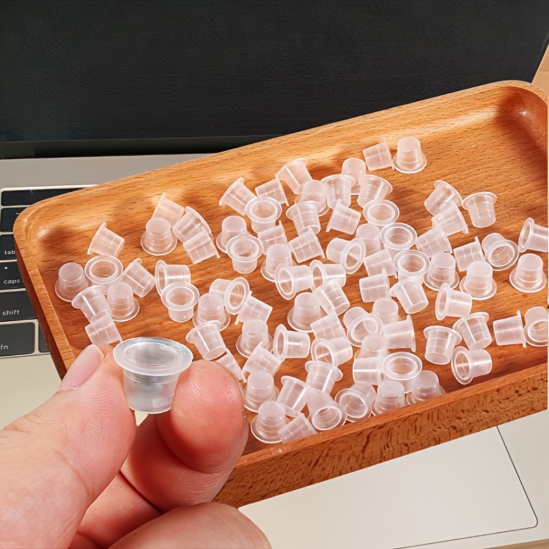 100/1000개 타투 대형 중형 소형 잉크 색소 컵  - Calligraphy Ink Bottle 리뷰 및 가격