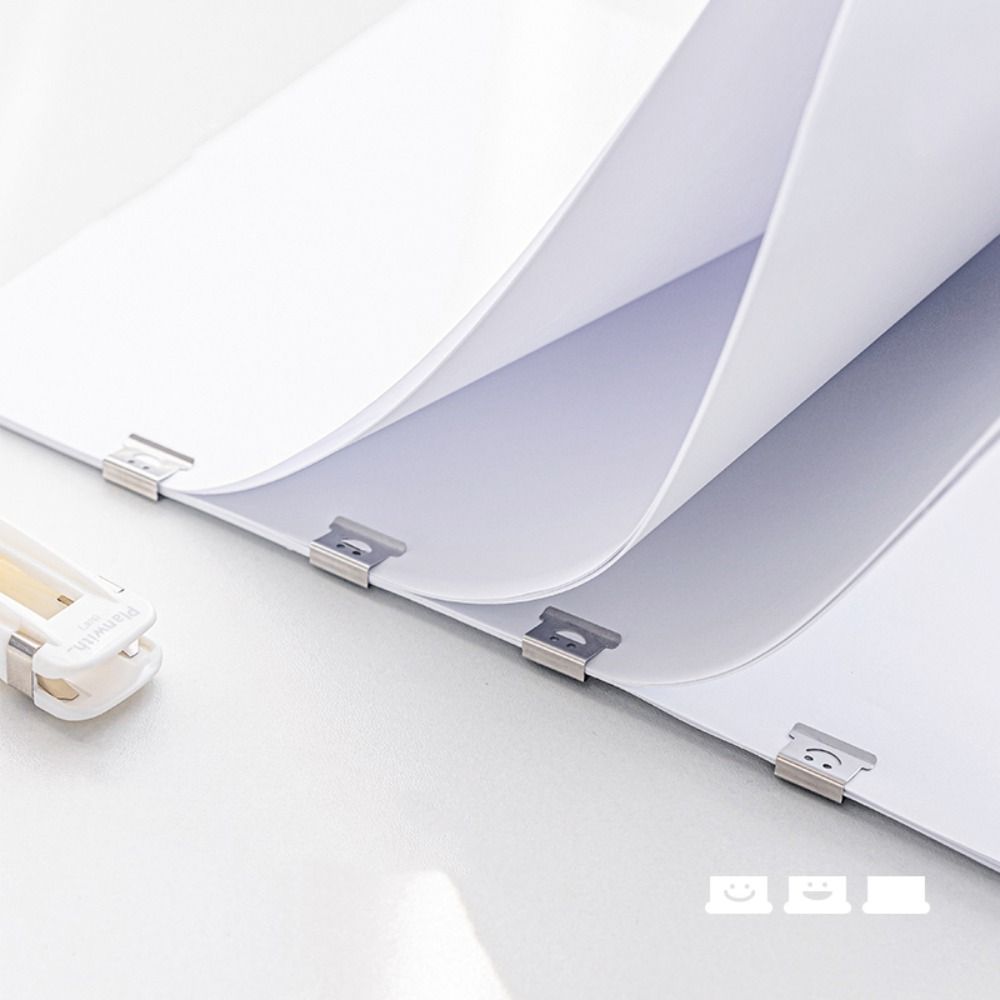 스마일 디자인 푸시 페이퍼 클립, 플라스틱 미니 바인더 - Binder Clip Assorted 리뷰 및 가격